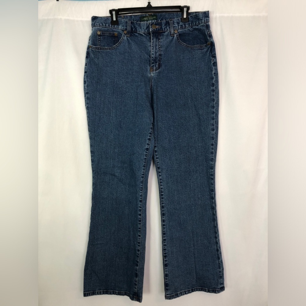 Lauren Ralph Lauren Blue Classic Boot Cut Jeans Size 14